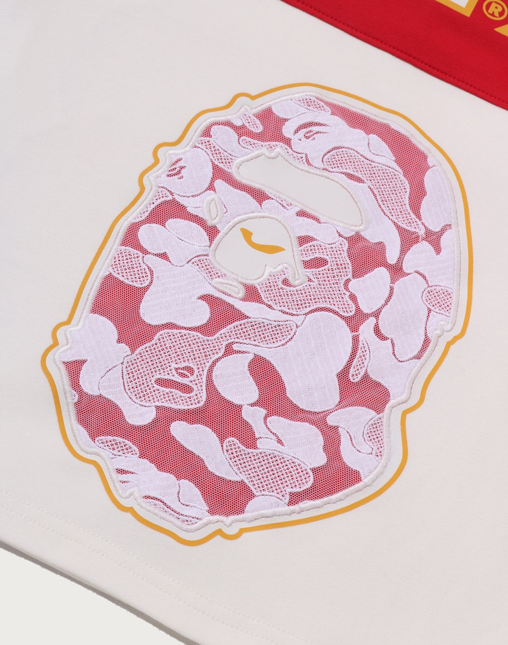 MULTI LOGO FOOTBALL BOXY CROPPED TEE LADIES