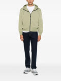 Stone Island logo-print zip-up hoodie
